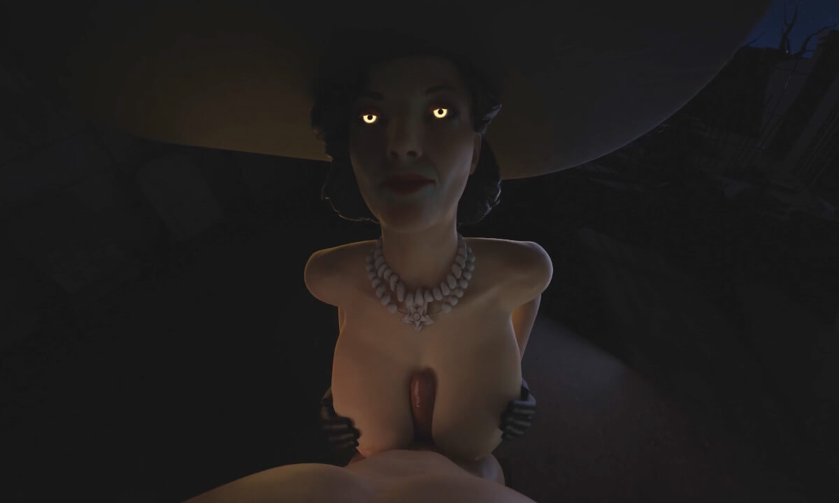Alcina Boobjob - Vampire Giantess CGI Video Game Parody Titfuck
