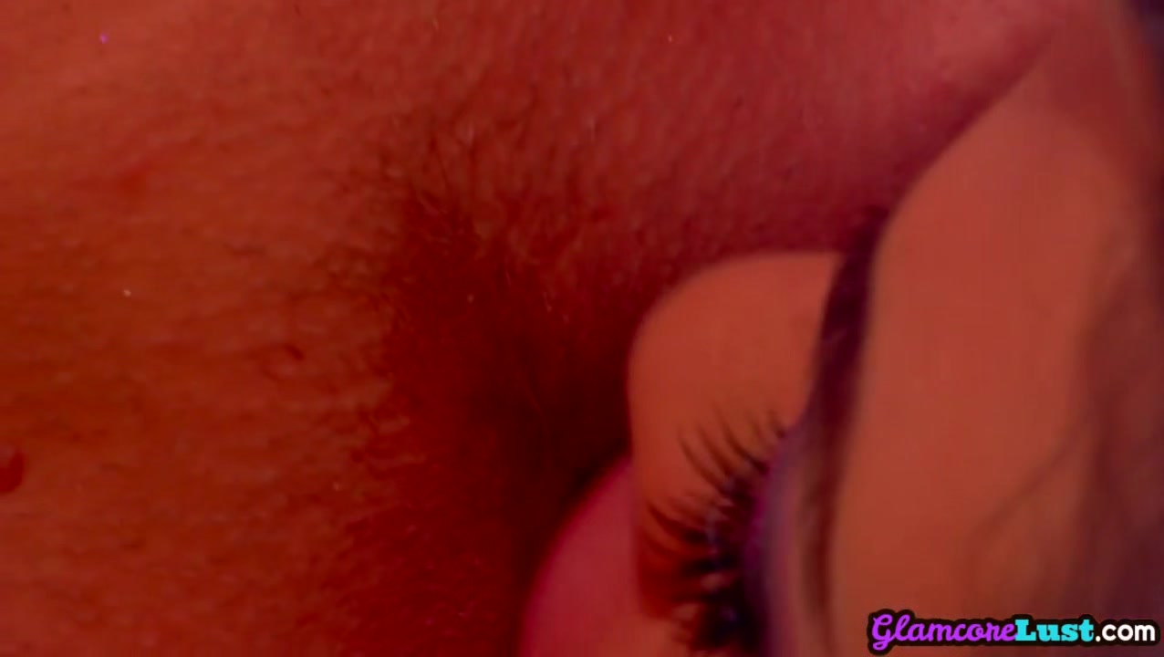 Asian glamorous lesbians in pussylicking