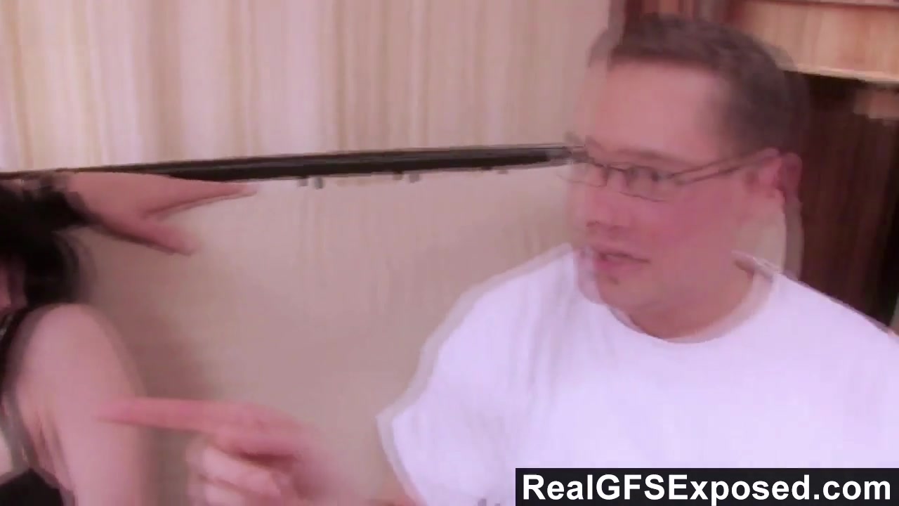 Two Big Cocks Cover Her Face With Jizz - RealGfsExposed