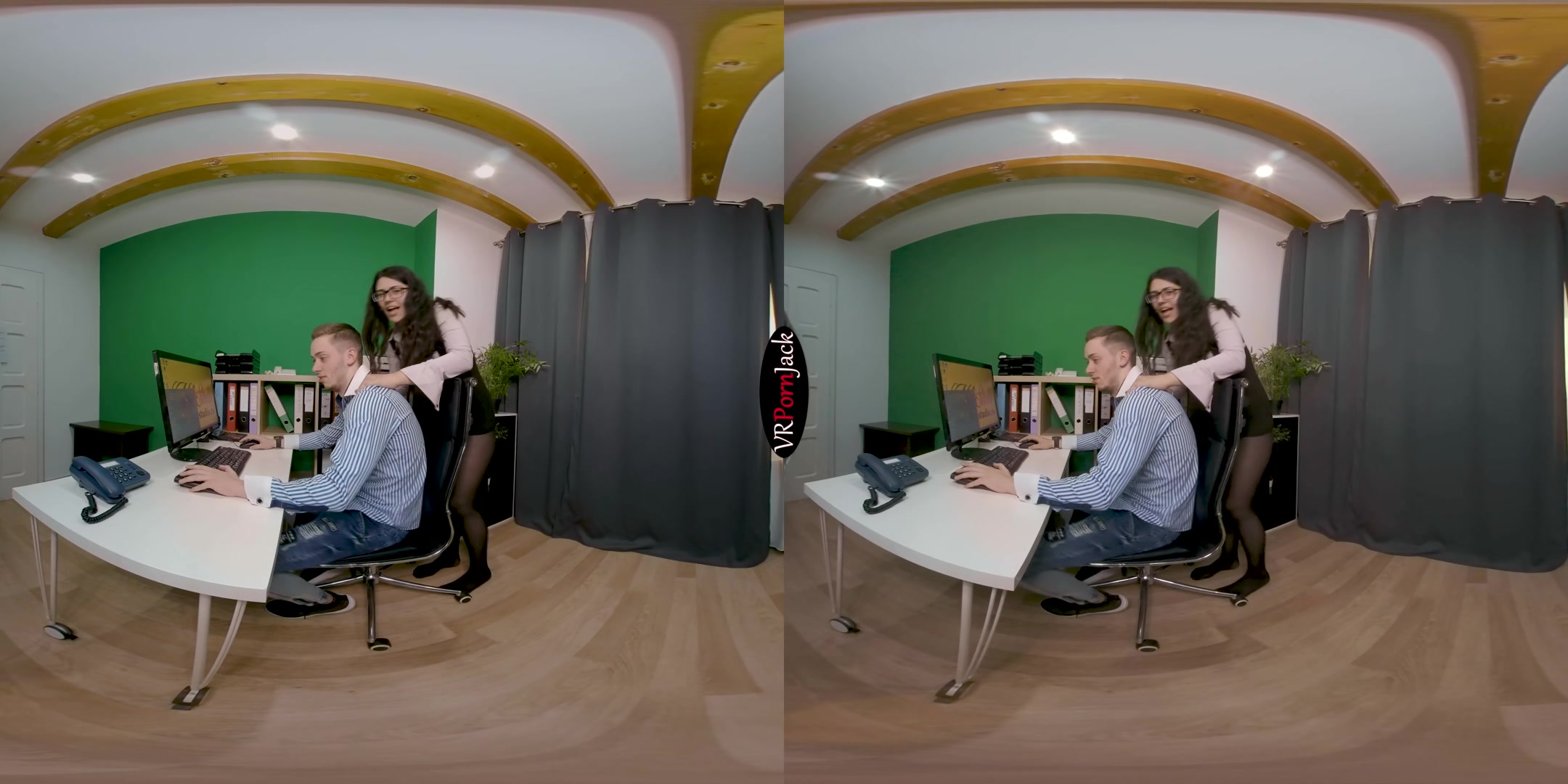 At the Office - Time for a Break - VRpornjack