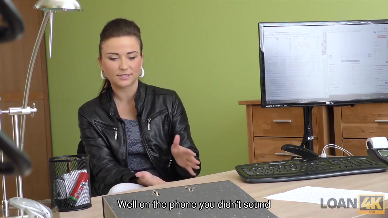 LOAN4K. Babe pays with sex to get necessary credit and buy a bike