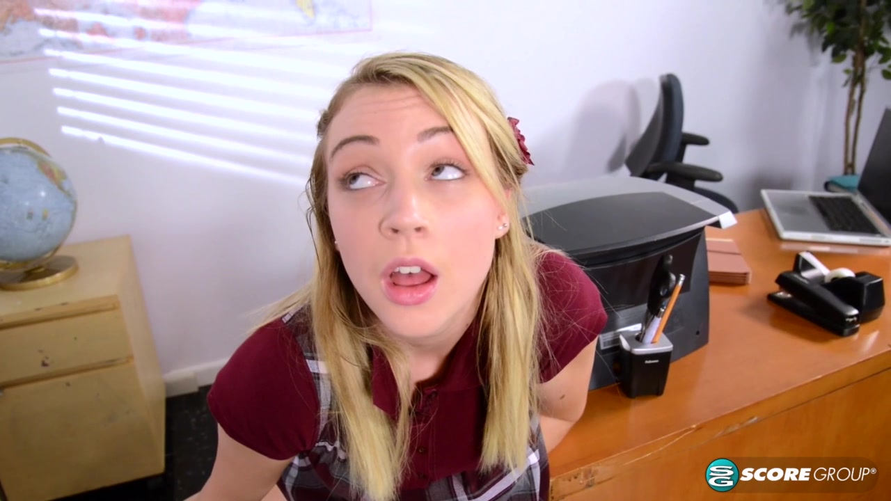 teen 18+ schoolgirl 18+ Cali Sparks Gets Dicked In Detention
