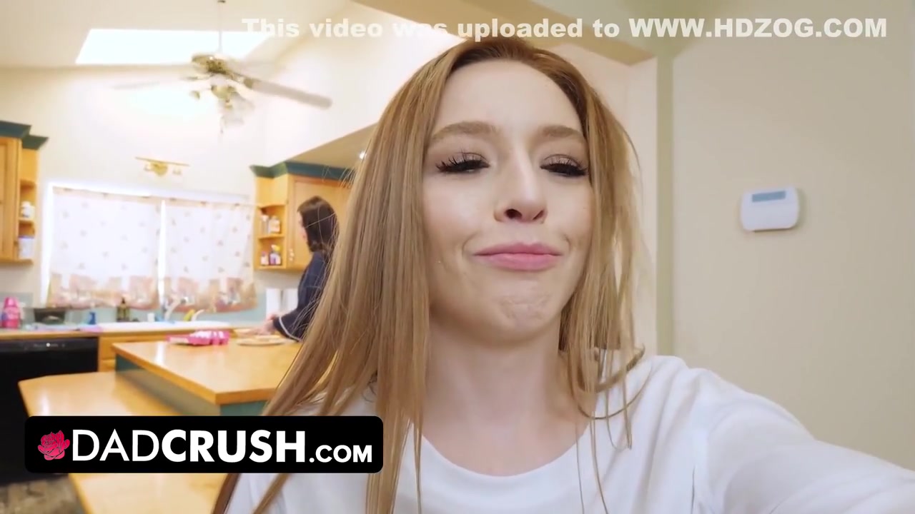 Naughty teen 18+ Gives Stepdaddy A Sneaky Blowjob While Stepmom Is In The Room - Madi Collins And Step dad Crush