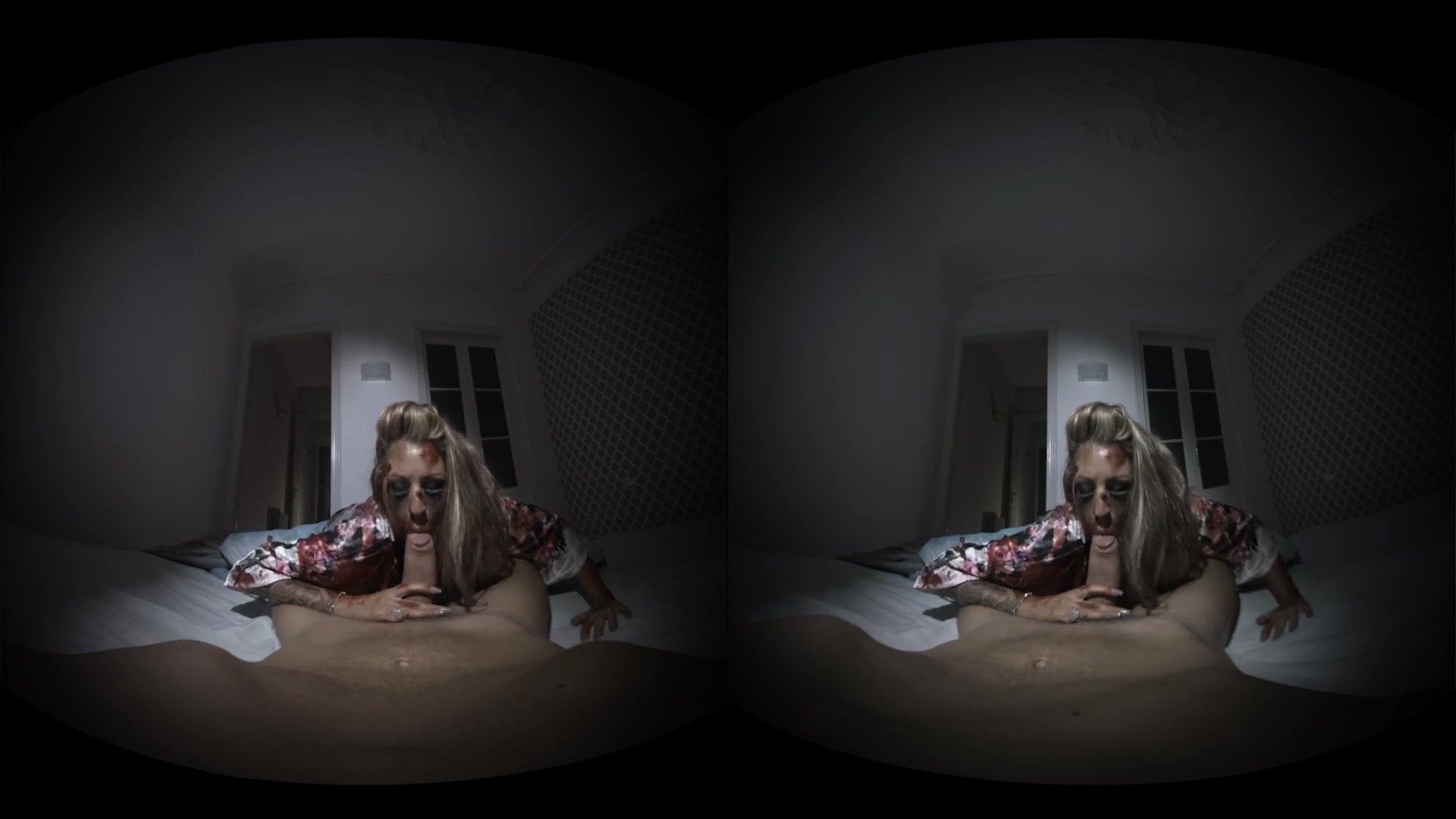 Juan Lucho Miss Brooklyn Blue in Halloween special: Deathcam - VirtualRealPorn