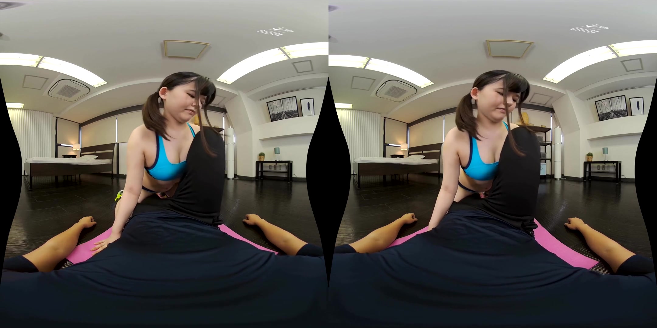 Sweaty Sex with Busty Beauty Rui 1 - Shaved Asian Gym Sex