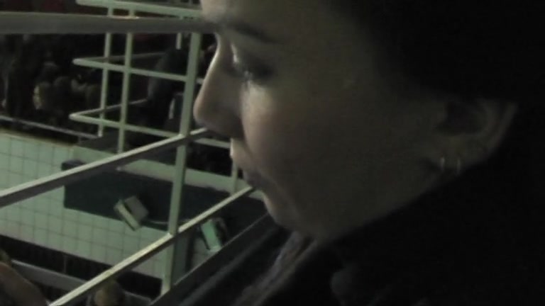 Chap fucking and jerking off cock over his cute dilettante girlfriend