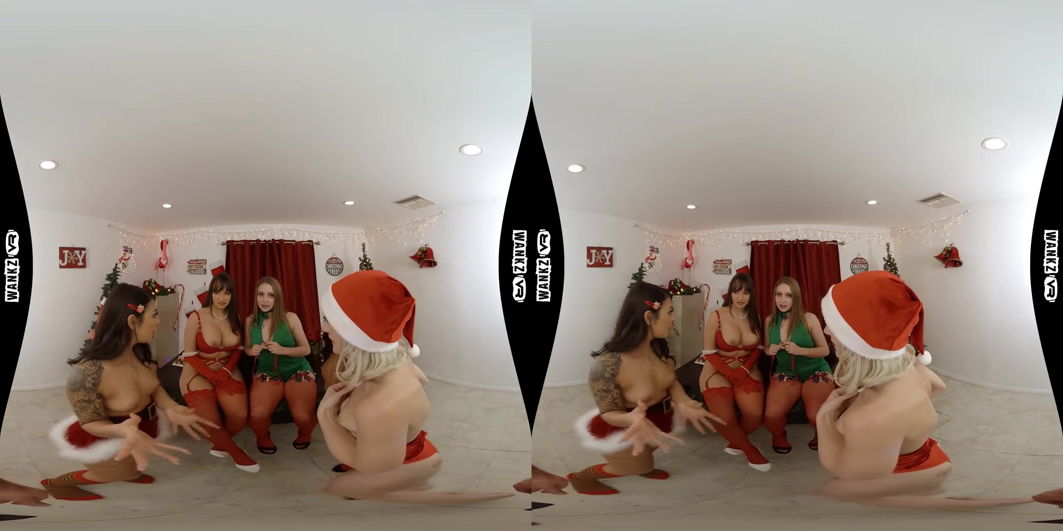 Little Cummer Toy - Extra Long VR Porn Harem Reverse Gangbang Christmas Special
