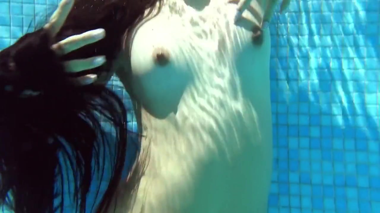 Swimming Pool Nudist Action By Sexy Latina Babe Andreina