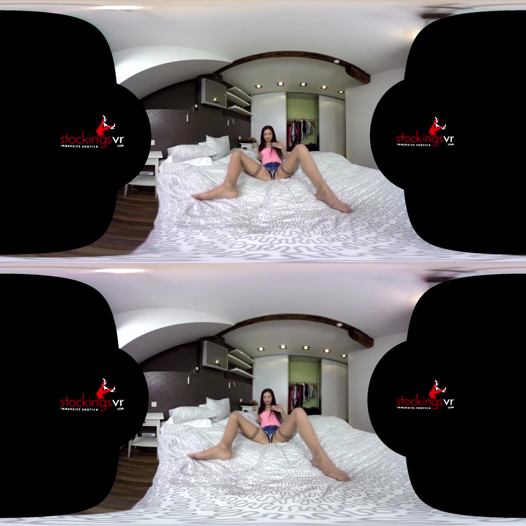 Rosaline Rose in Not So Innocent Rosalie Rosa - StockingsVR