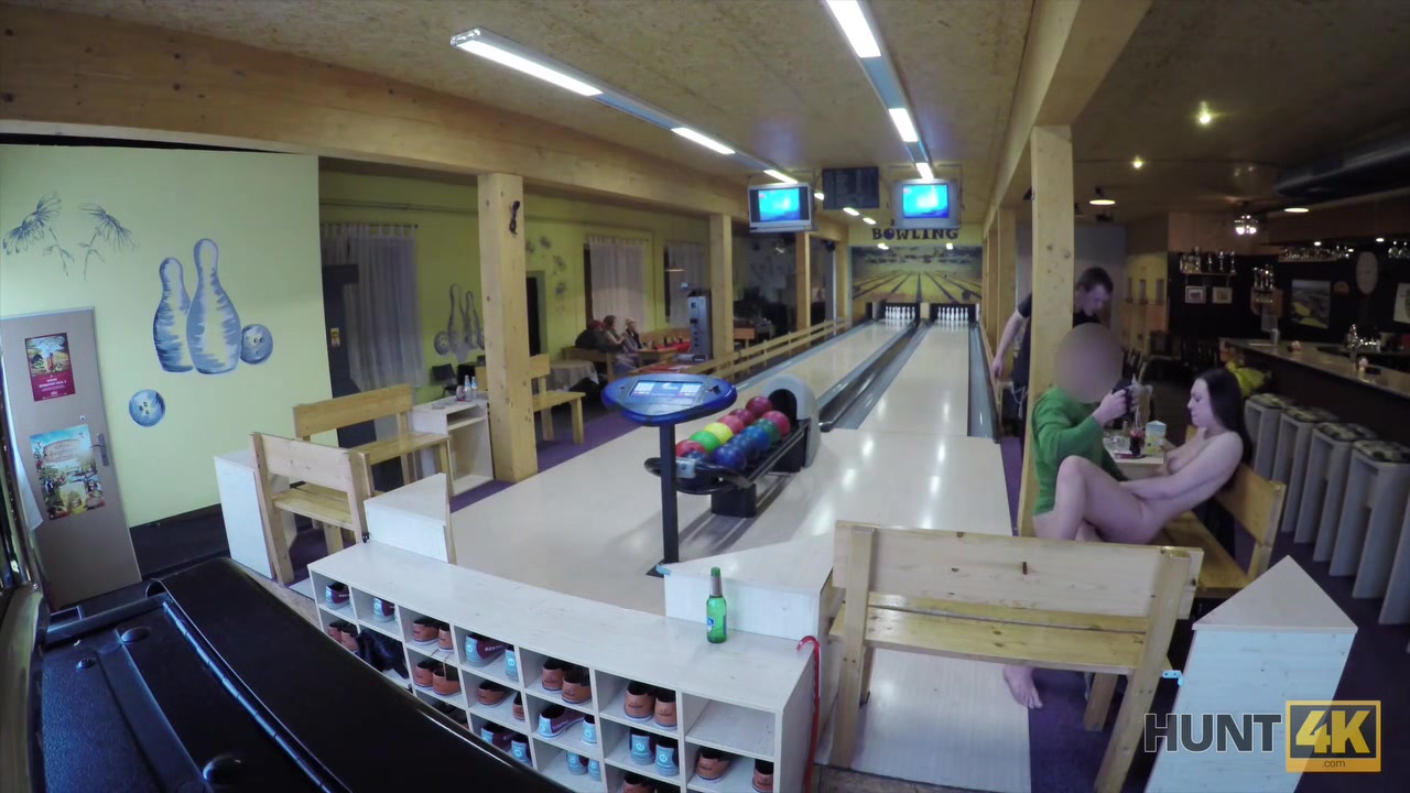 HUNT4K. Pretty girl fucked for money in front of BF and other people