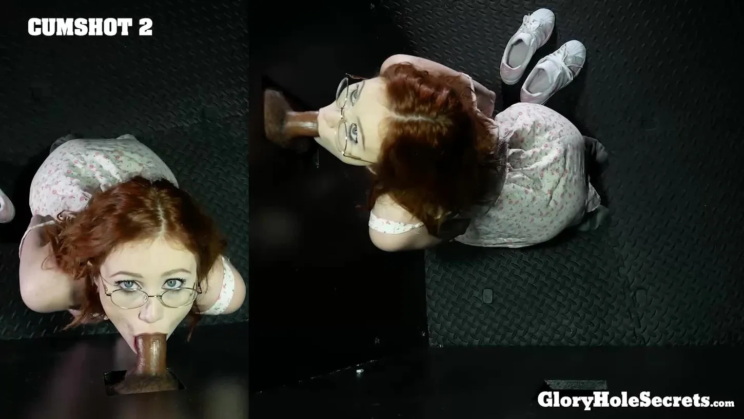 Aurora's First Gloryhole Video, Scene #01