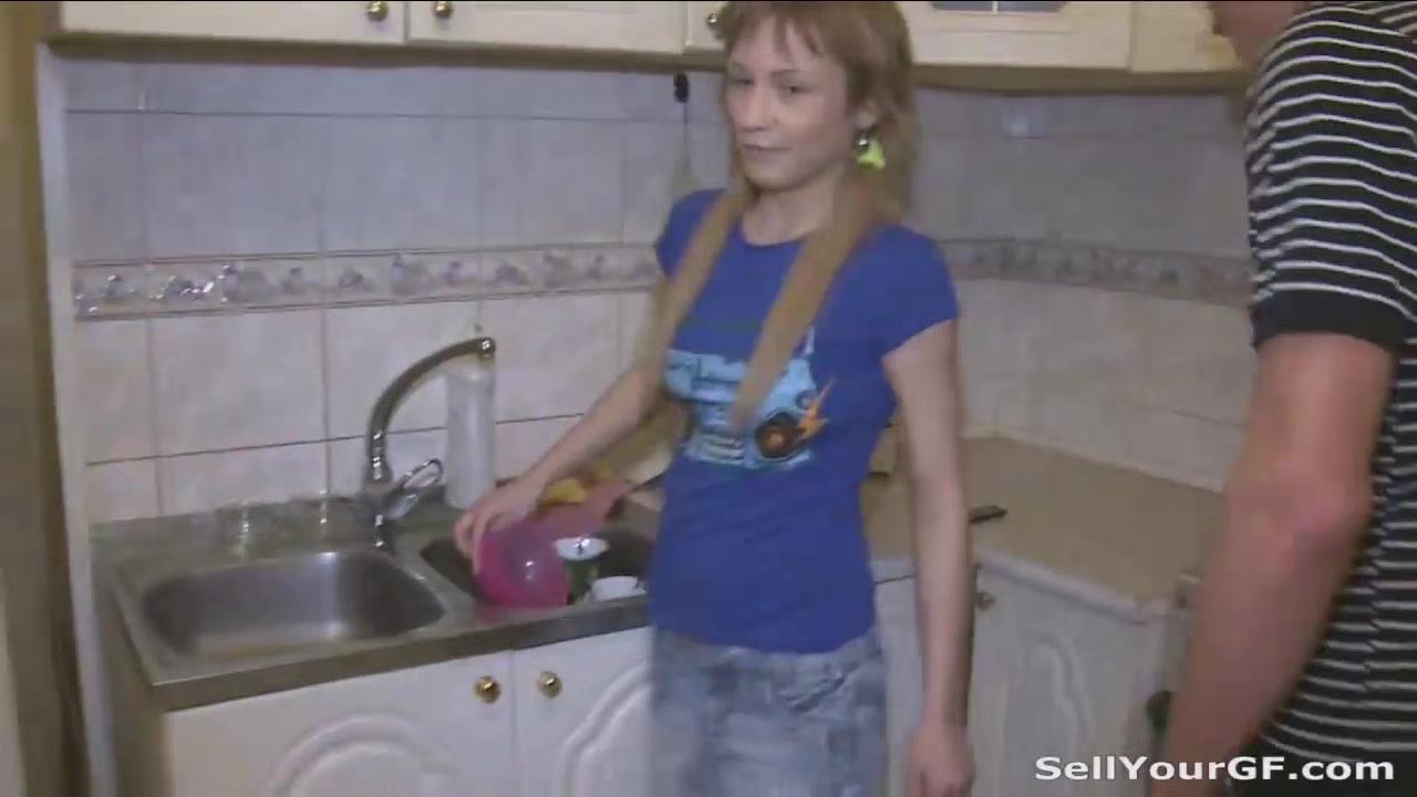 Sell Your GF - Olivia - Hungry chick gets some meat and cream