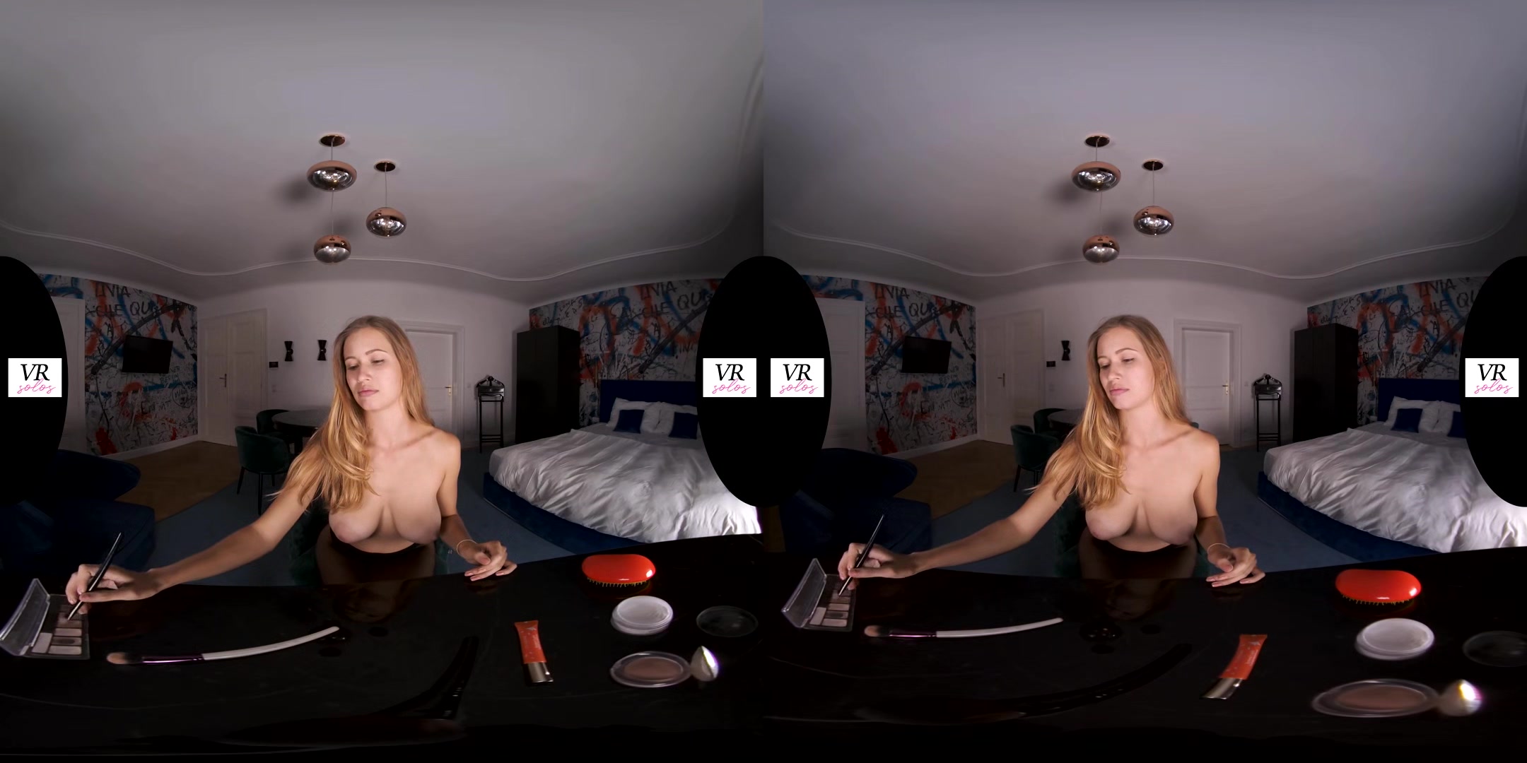 Stella Cardo Is Getting Ready - Big Tit Blonde Solo Teasing