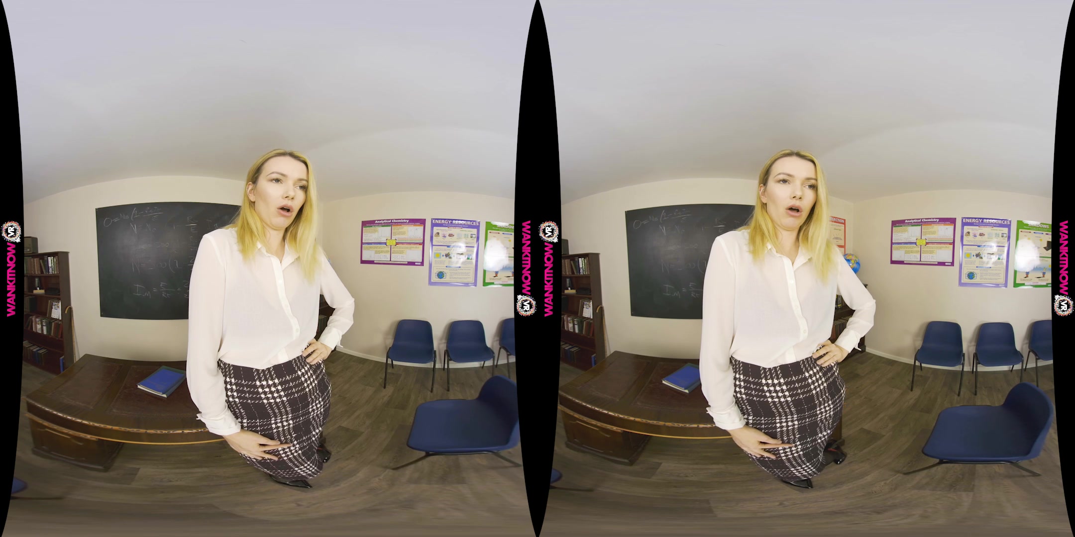 Teacher Punishment featuring Hannah Z - WankitNowVR
