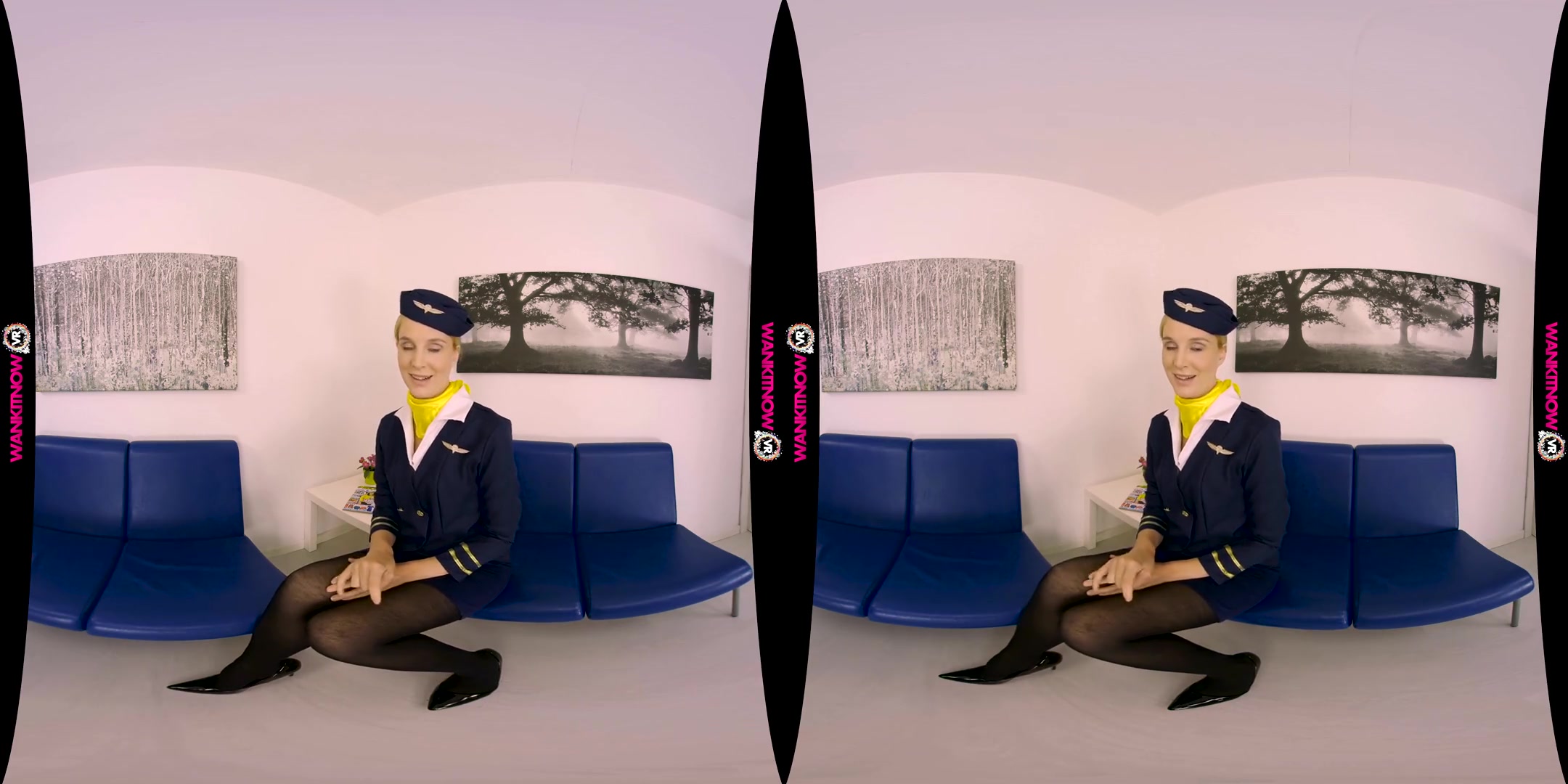 No Knickers Flight - SexLikeReal