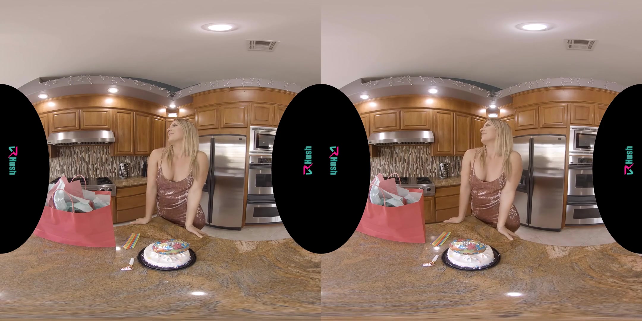 I Wanted To Surprise You On Your Birthday! - Busty Blonde Babe Rides you in VR