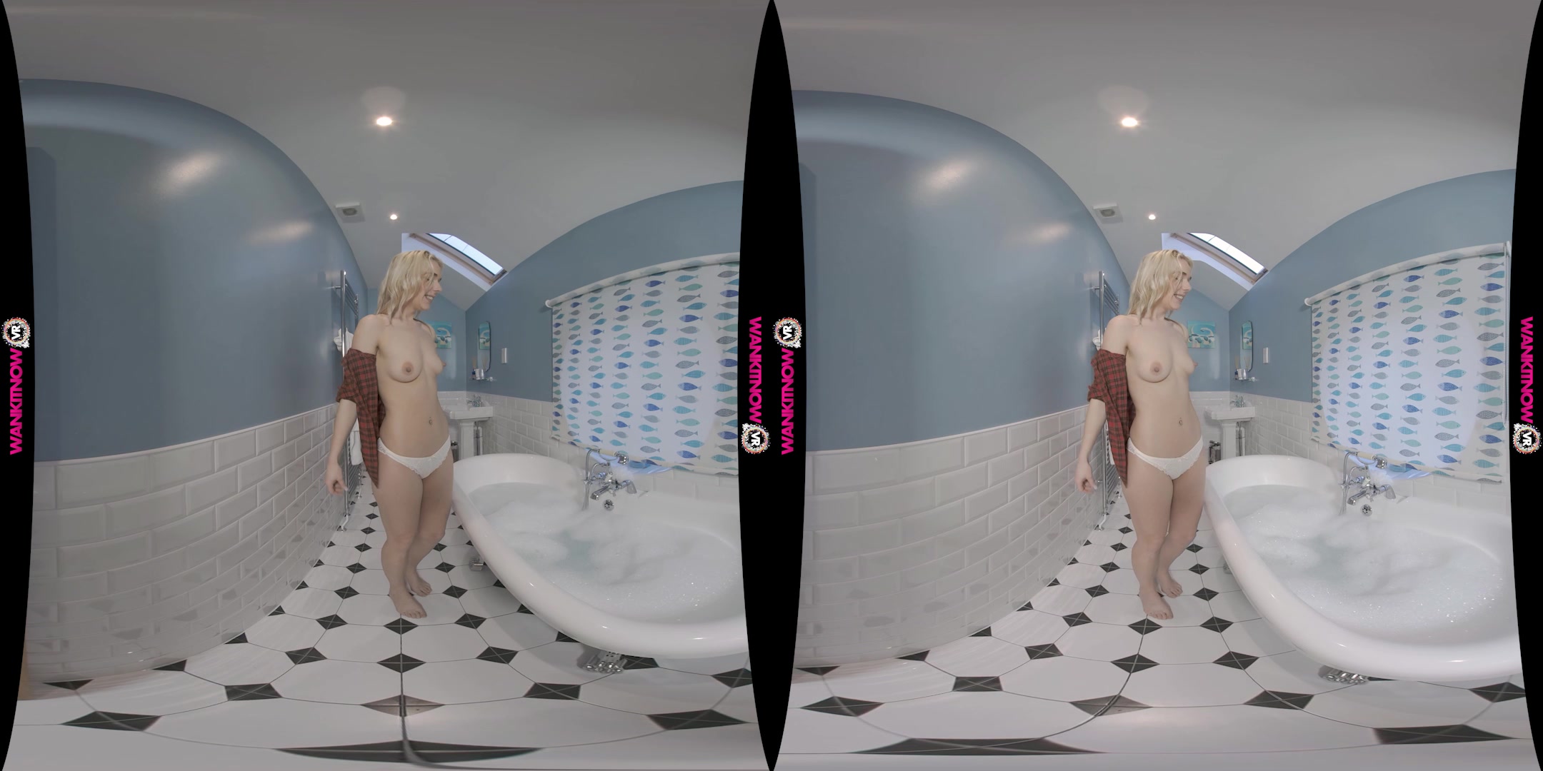 Using The Shower Head featuring Amy W - WankitNowVR