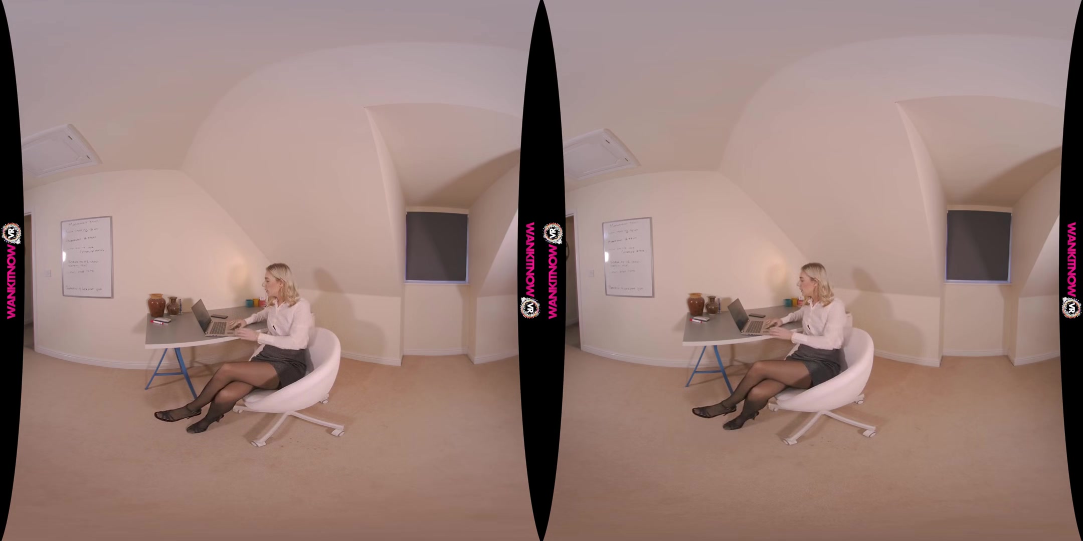 Payraise Persuasion - Sexy Blonde Amy W Solo - SexLikeReal