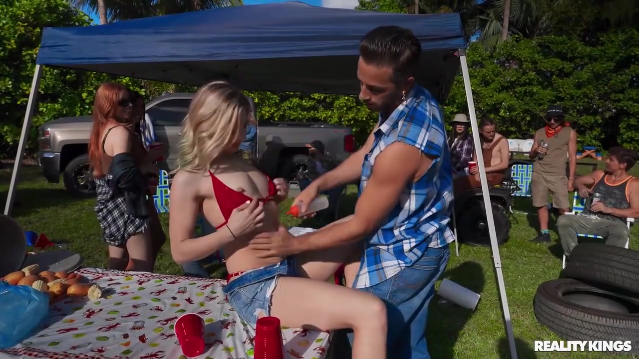 Lucas Frost In Cheerleader Kaits Fuck Fest