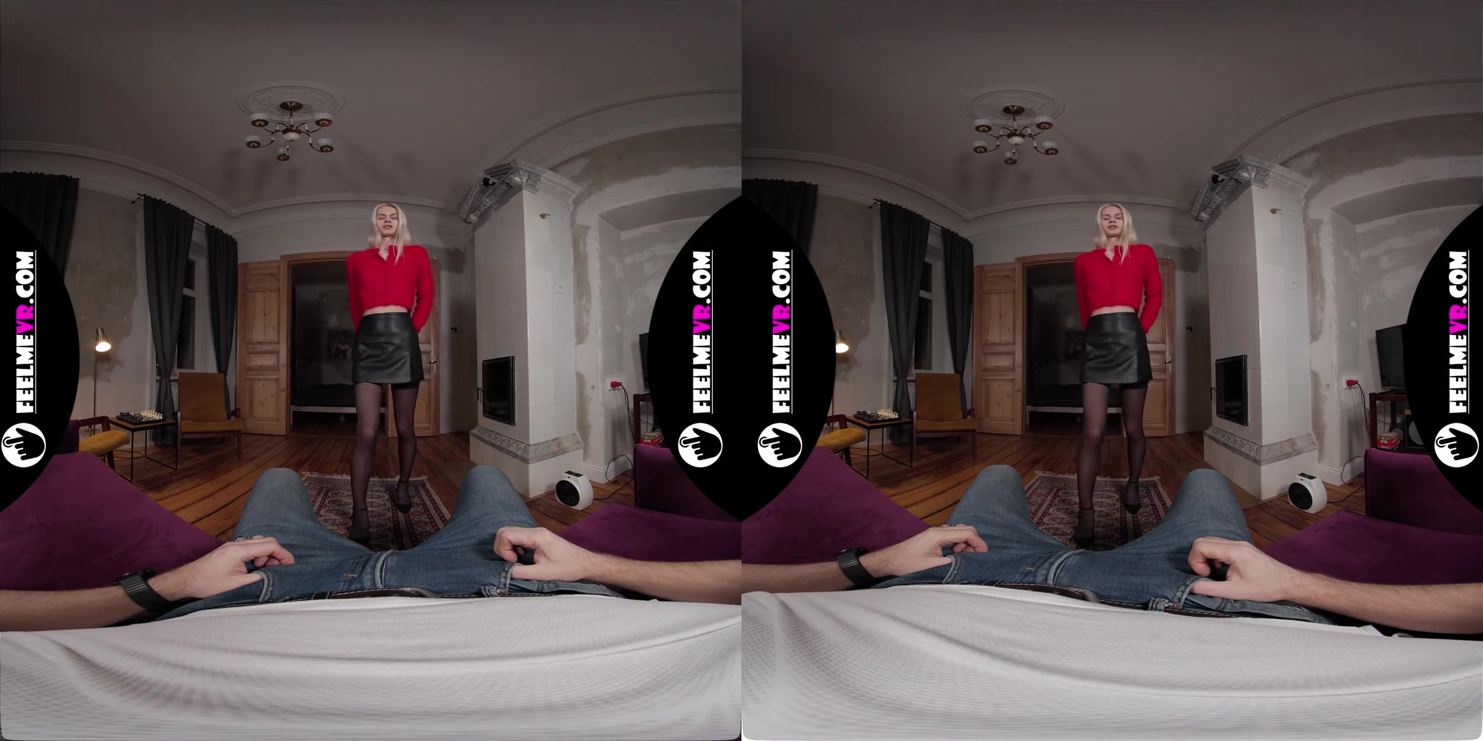 Amelia's Romantic Striptease In 8k Vr