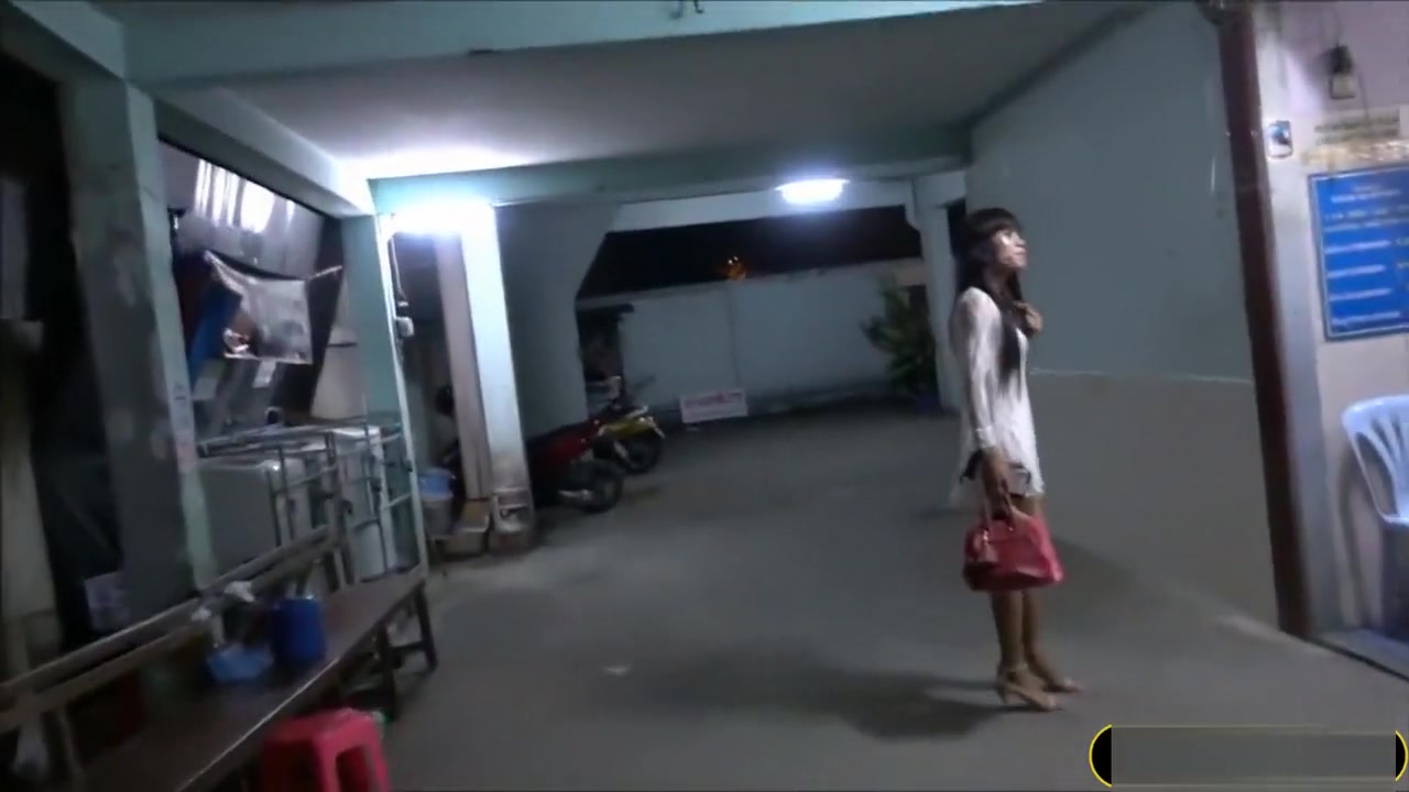 Three ladyboys taken home by one guy who fucks them in turns