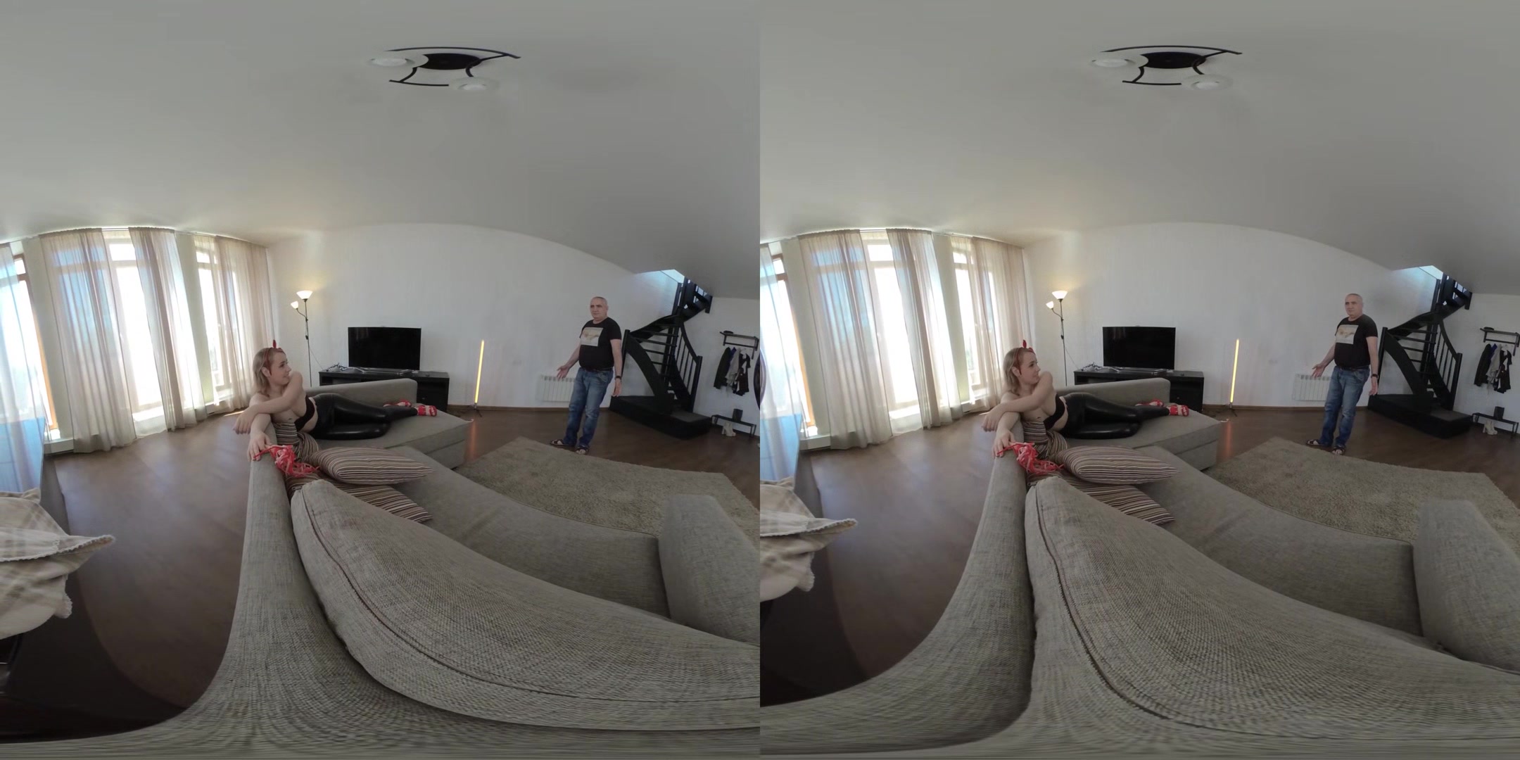 Old Husband Return To Young Wife And Do Anal