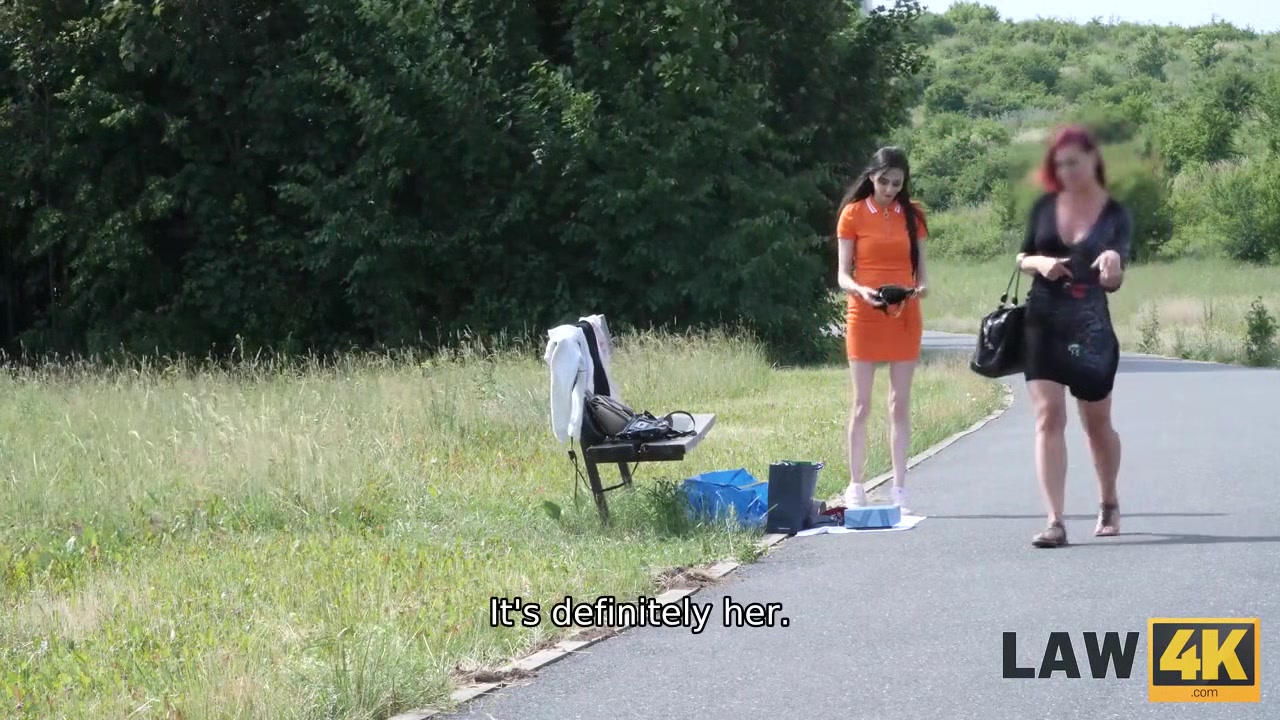 LAW4k. Lovely girl runs small business but she gets punished hard
