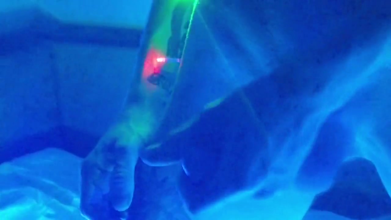 Jerking Off In Christmas Lights