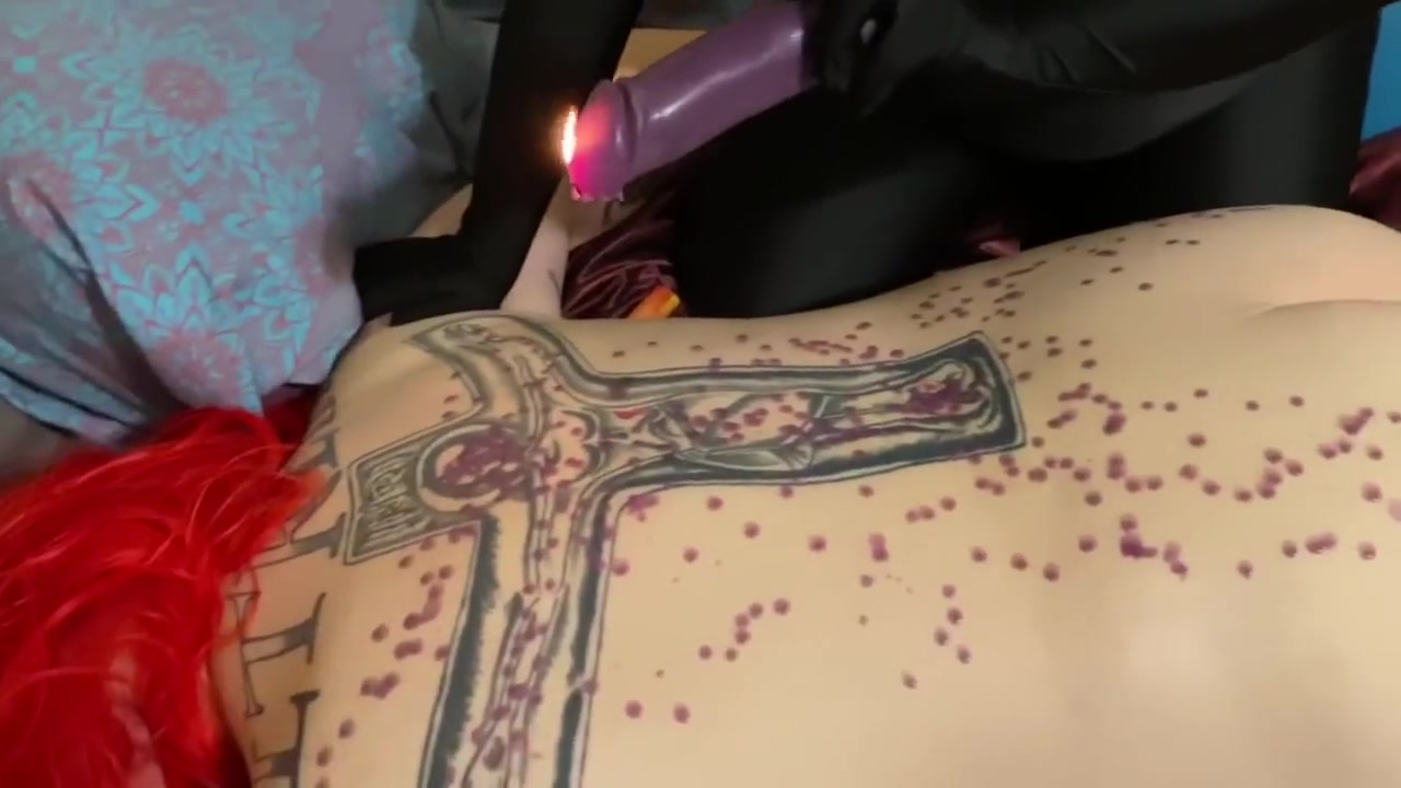 Transgirl Krissy Tries Wax Play For The First Time 1 ( 2 For Sale Check It Out)