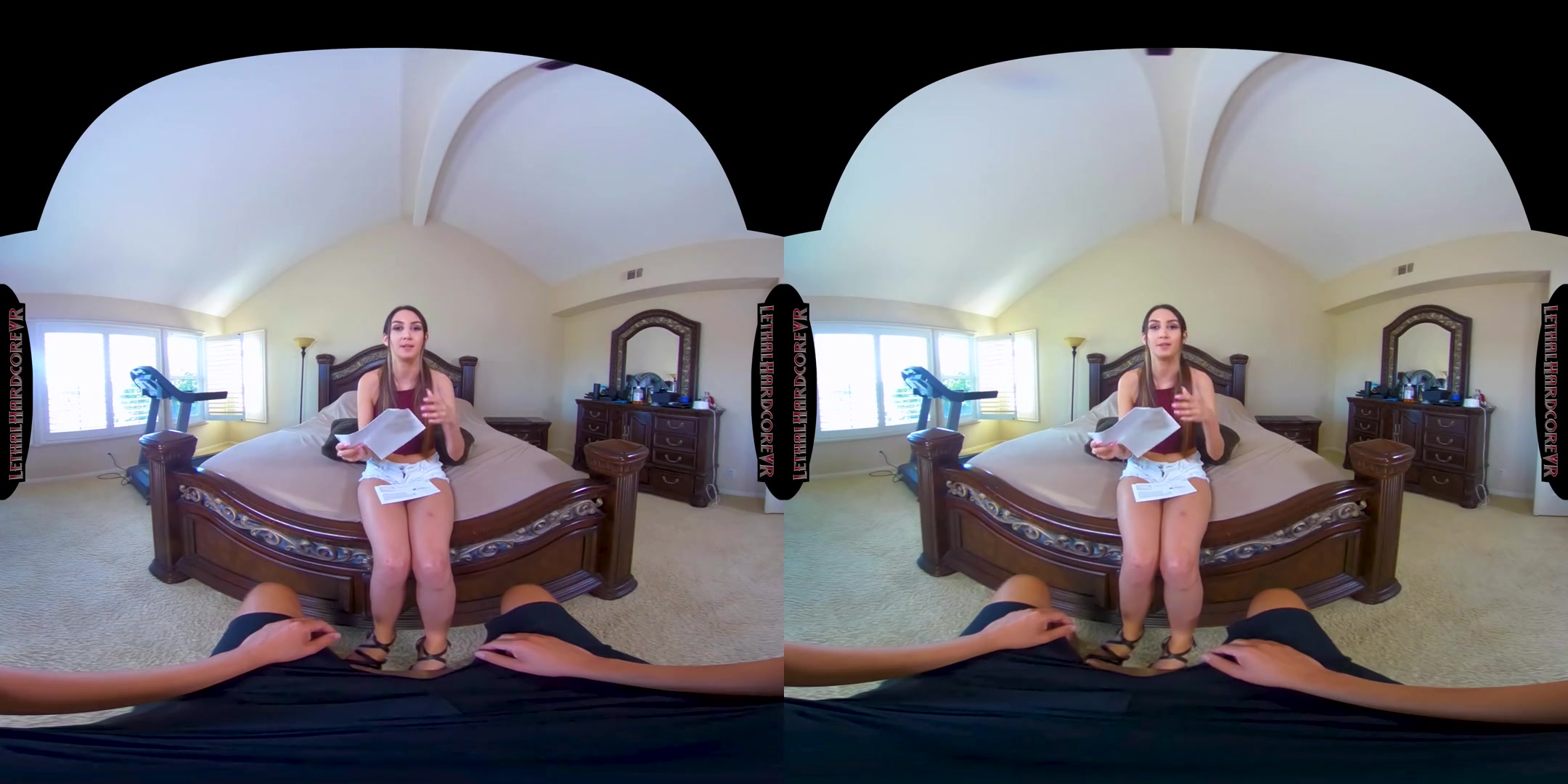 Fucking off That Credit Debt - teen 18+ Cutie Sucks your Cock in VR