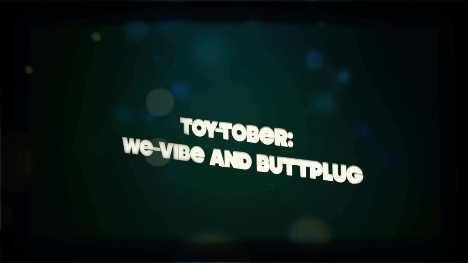 Toy Tober We Vibe And Butt Plug - Sex Movies Featuring Niarossxxx