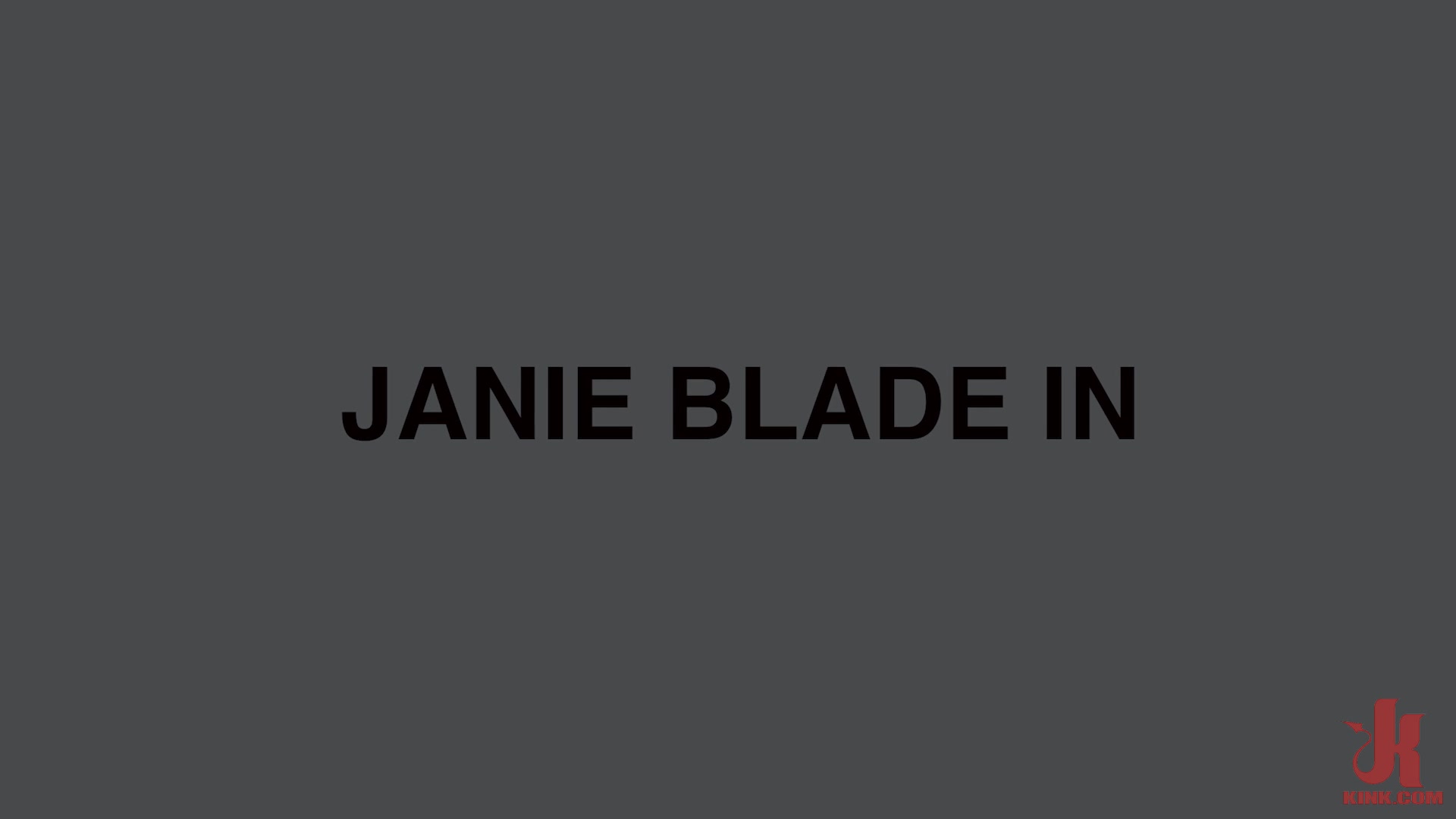 Janie Blade: Butt Slut Left To Her Own Devices - Kink