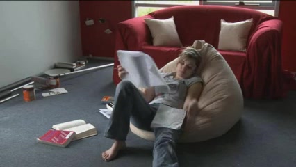 Youthful hot blonde babe home alone masturbating