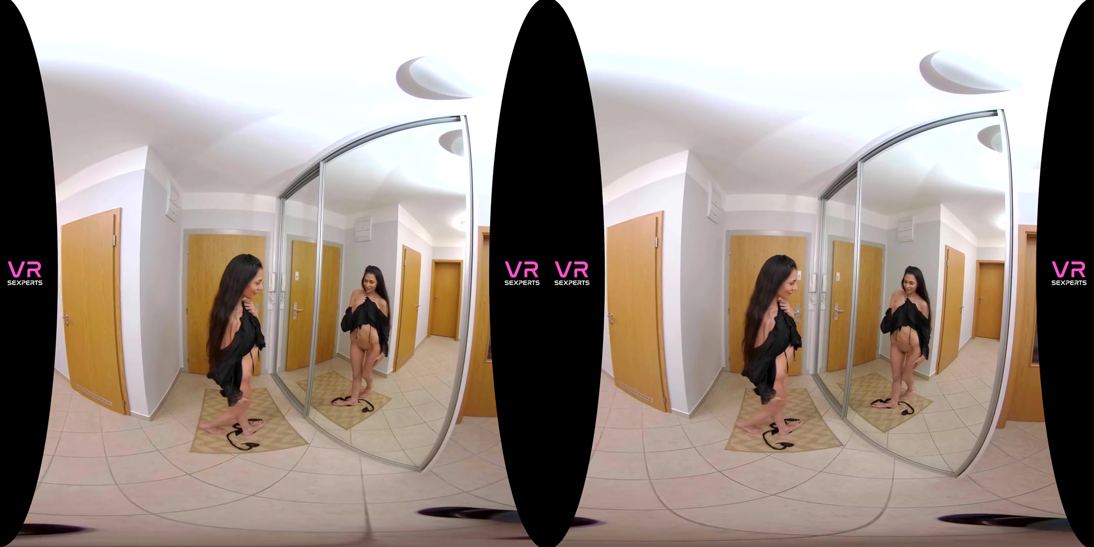 Ashley In the Bathroom Oil Her Sexy Body - SexLikeReal