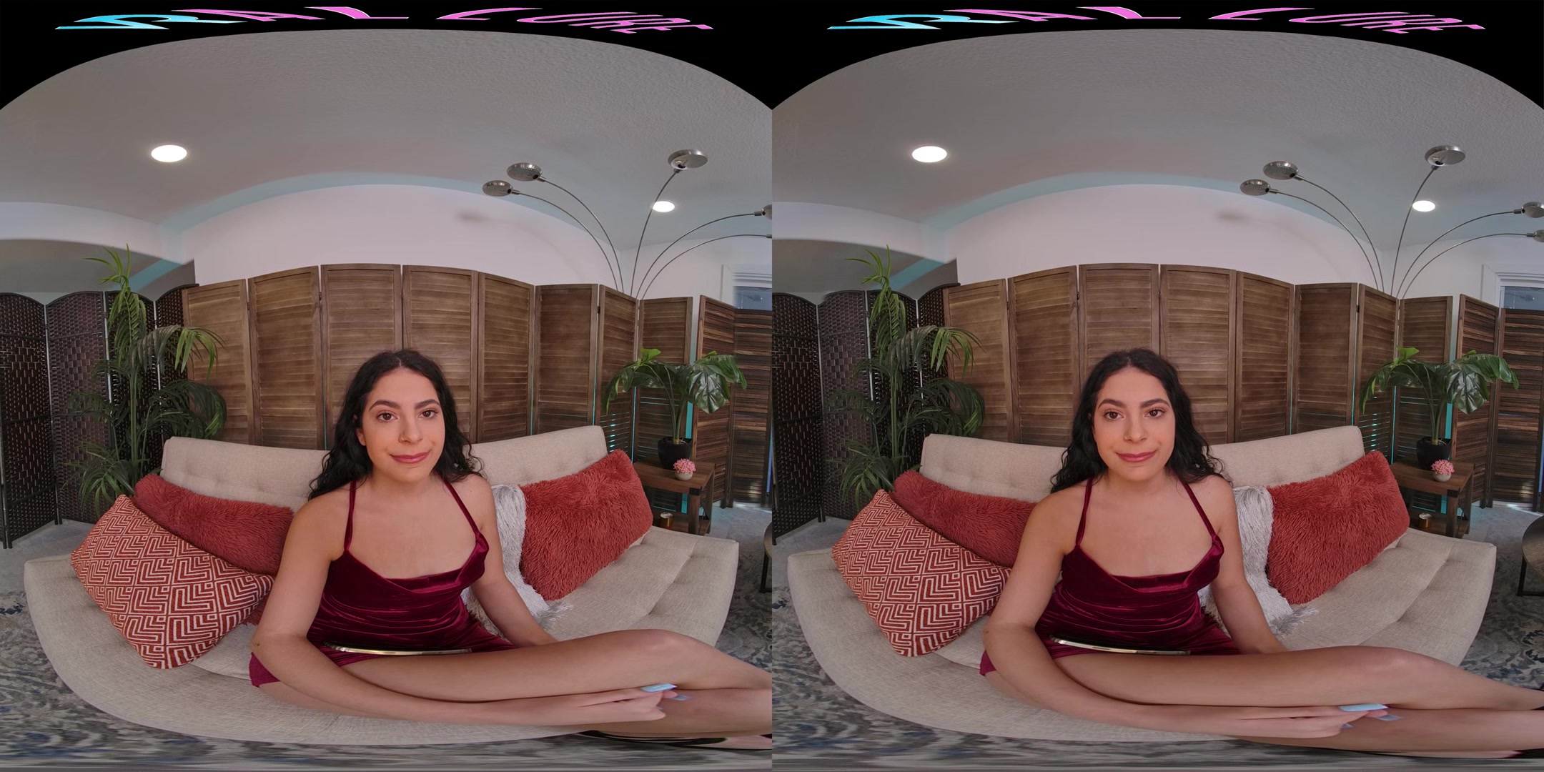 Sexy Latina rides her male sex doll in virtual reality