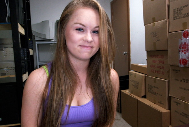 Office Sex With A Hot Amateur blonde!