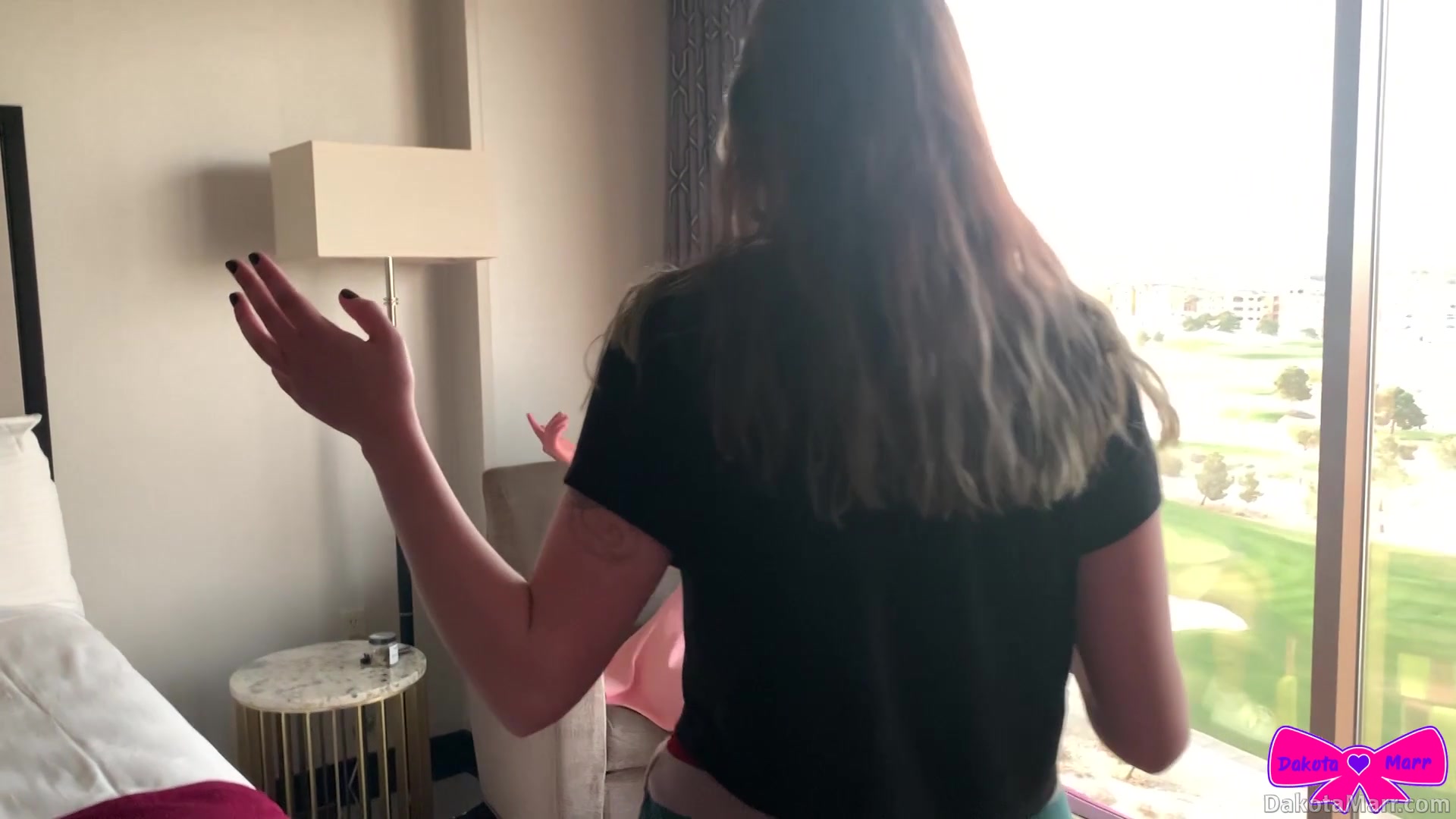 Caught Punished Hotel Weed Smoking - Dakota Marr