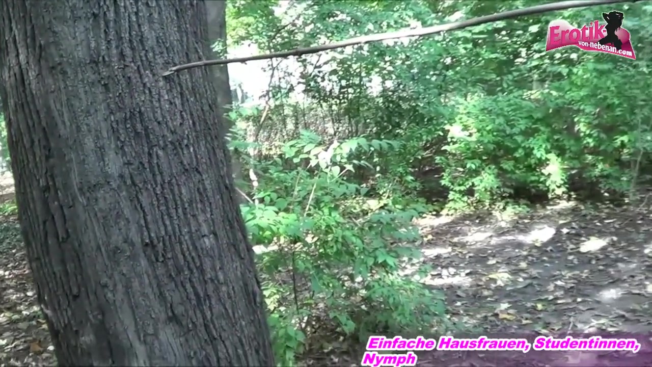 Blowjob And Cum Swallow In Forest Outdoor With German Amateur teen 18+