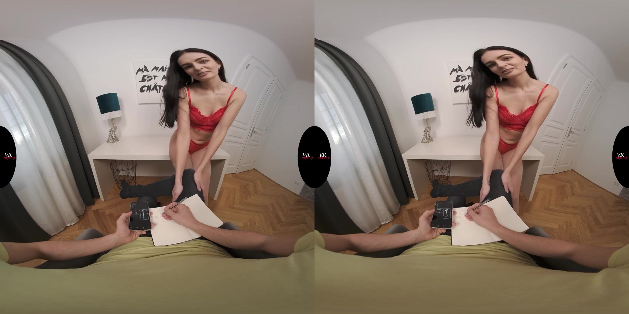 Edging Delight for Workaholics - Gorgeous Brunette Sucking Your Cock VR Edging