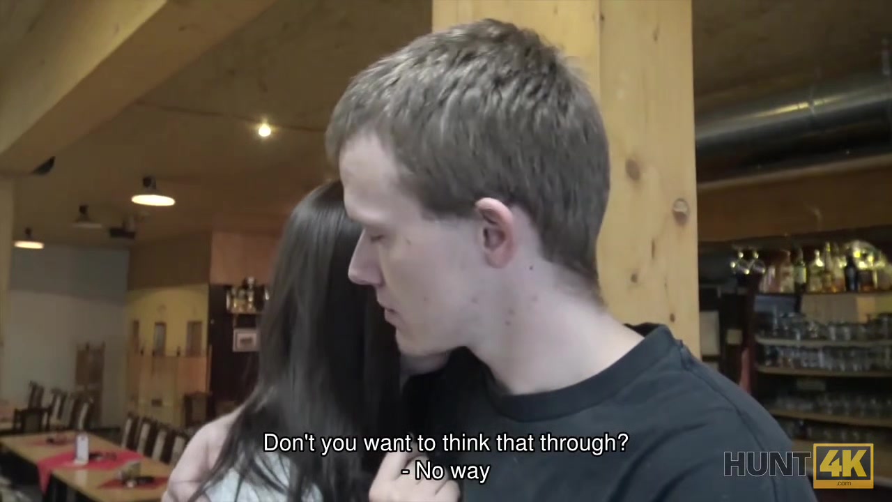 HUNT4K. Cutie makes love with stranger to earn cash for boyfriend