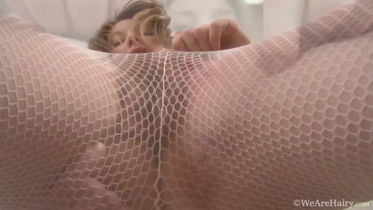 Amber S shows off her body playing with lint brush - Compilation - WeAreHairy