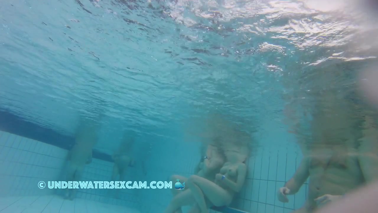 The Two Of Them Just Hang Out Naked In The Pool