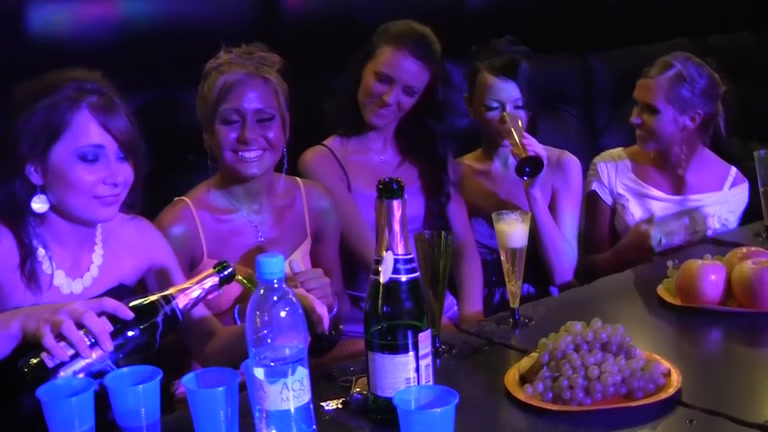 sex striptease party in the club