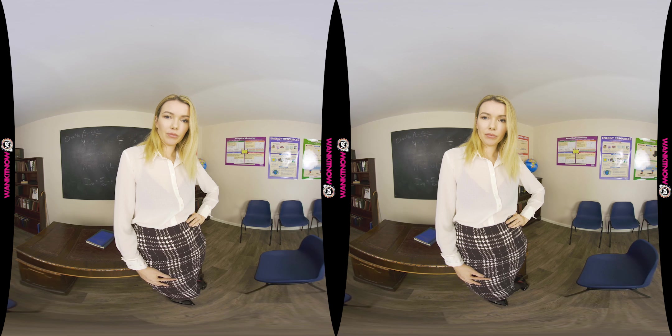 Teacher Punishment featuring Hannah Z - WankitNowVR