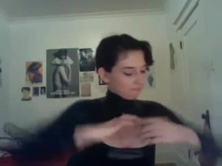 Made a homemade video on webcam of my new latex suit