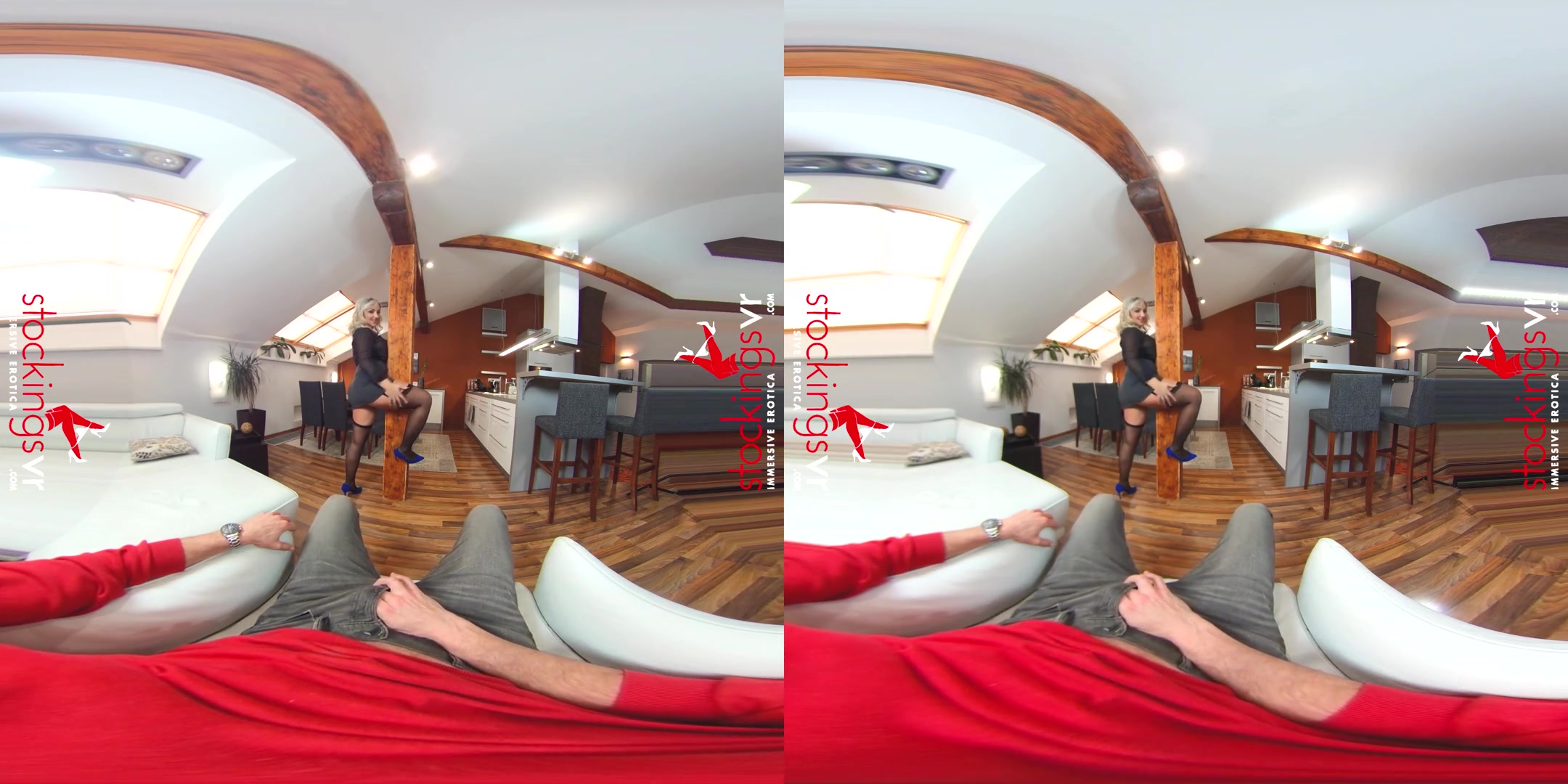 Krystal Swift in That's A Big Load Lap Dance - StockingsVR