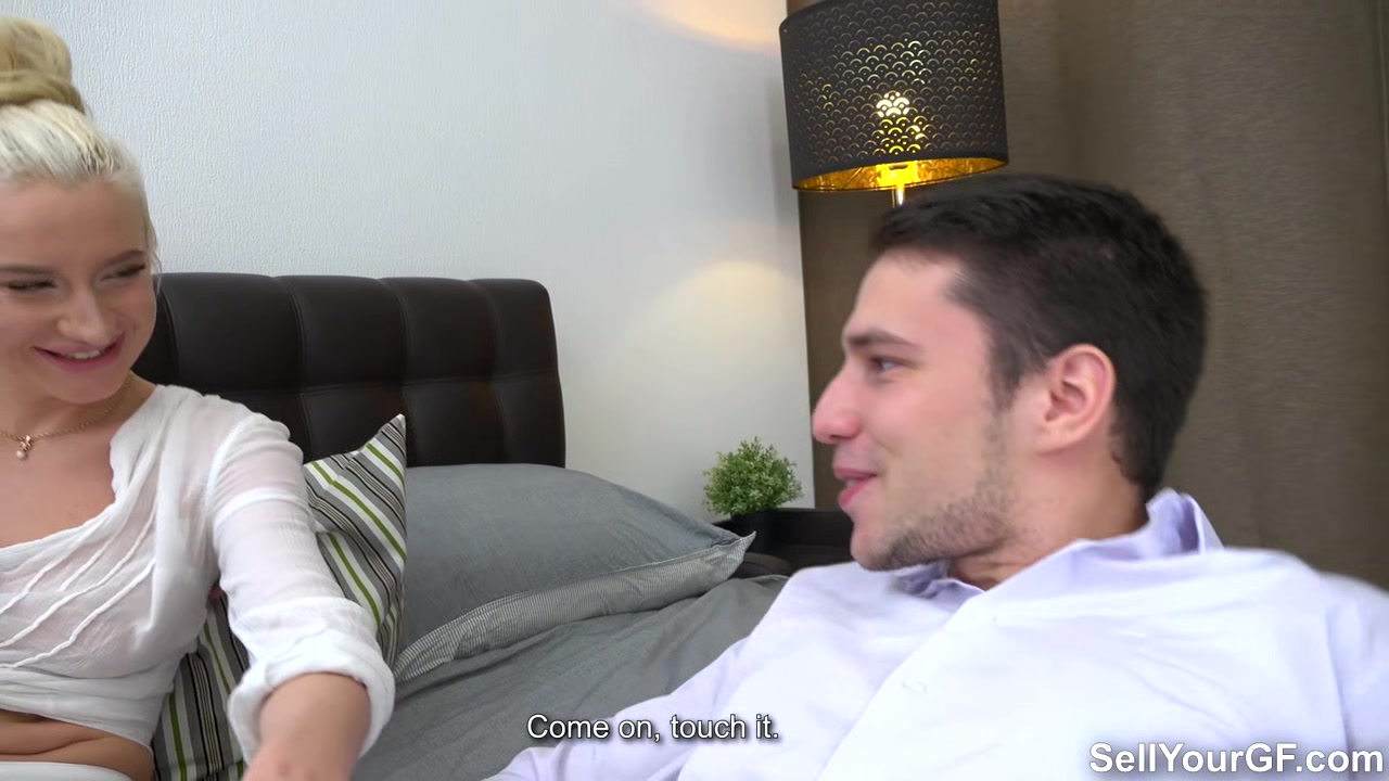 Sell Your GF - Angelika Cristal - Hubby watches young wife fuck