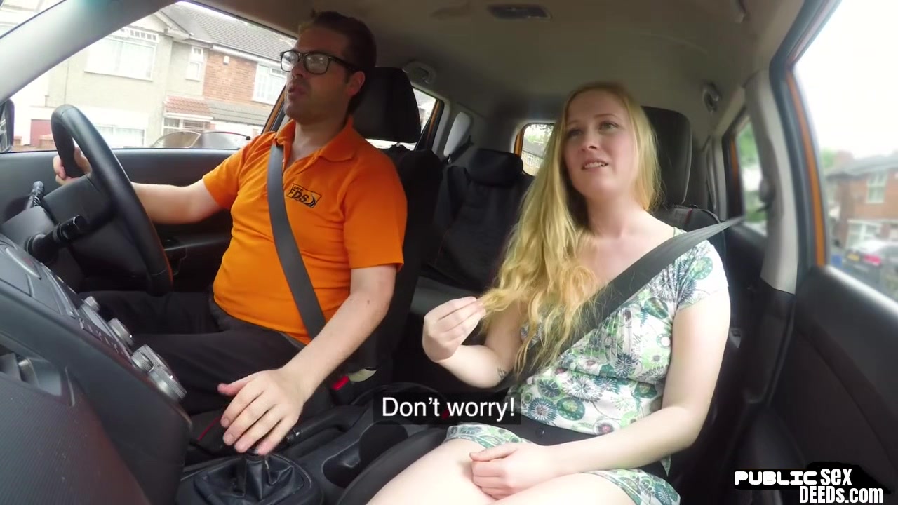 Pussyeaten British babe rides and sucks off her instructor