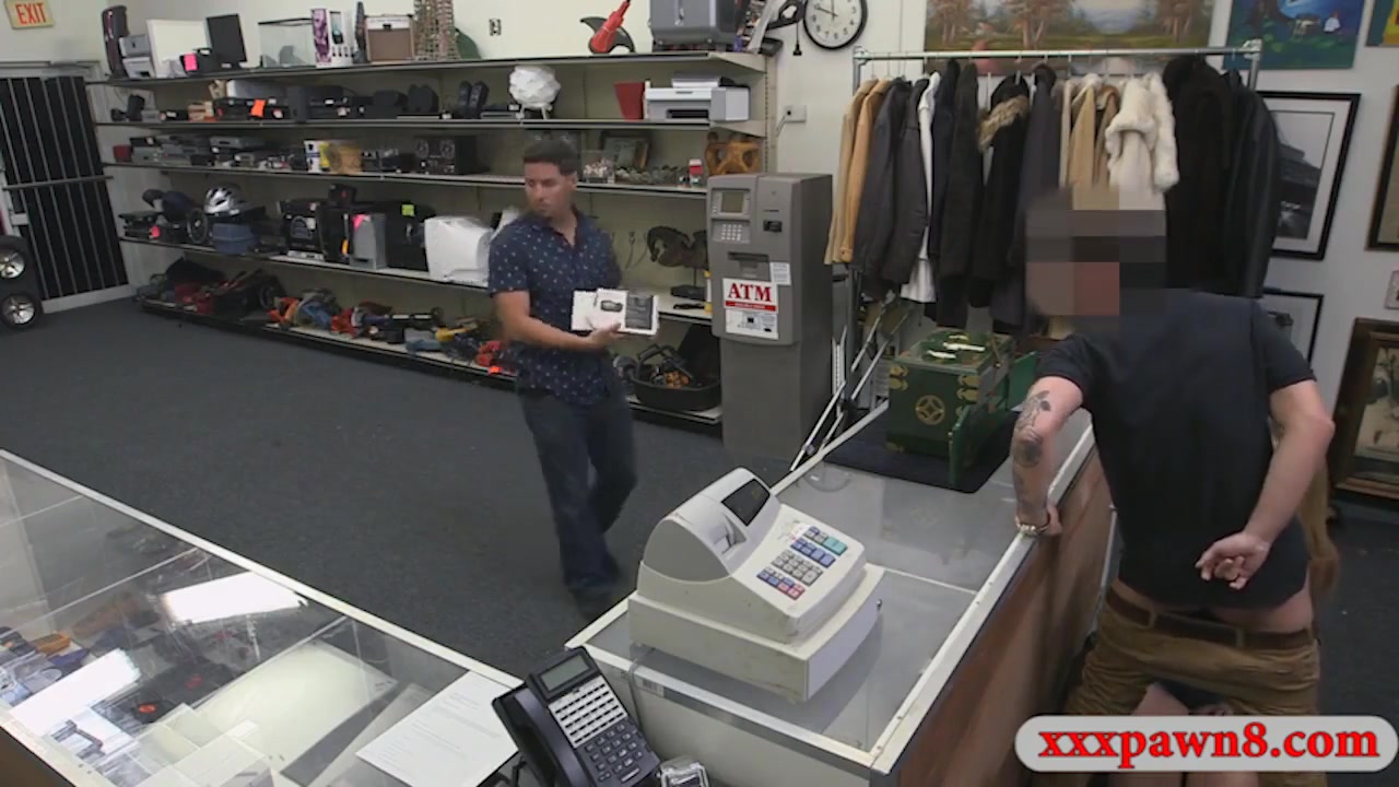 Big Boobs Amateur Blonde Woman Railed At The Pawnshop