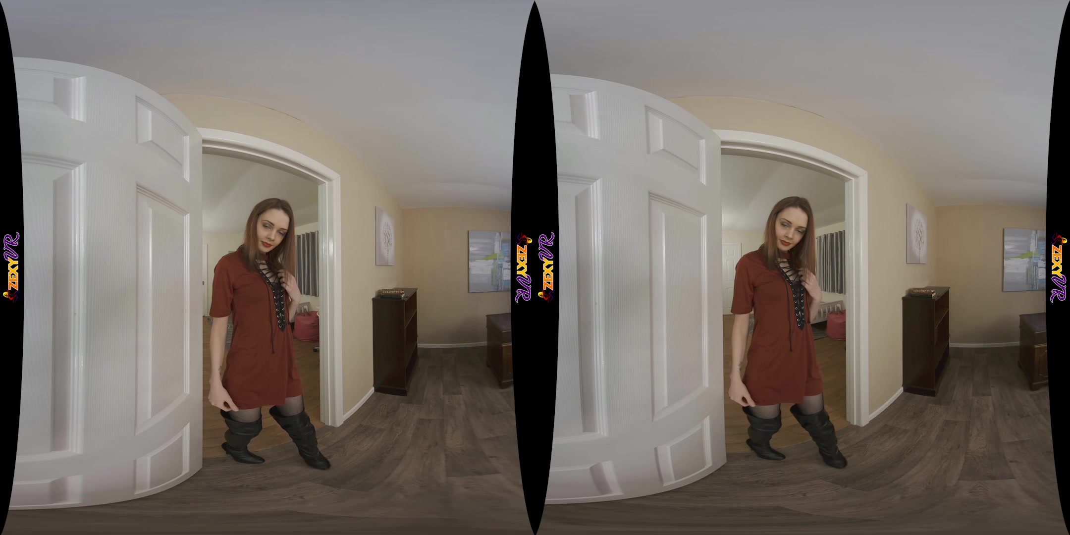 Dressed Up featuring Kourtney E - ZexyVR